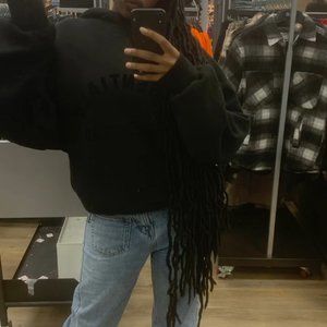 Black Essentials hoodie